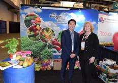 Bryan Wong and Margie Schurko from B.C. Produce Marketing Association